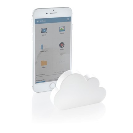 Pocket cloud draadloze mobiele opslag, wit