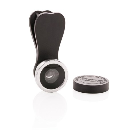 Fish eye clip, zwart