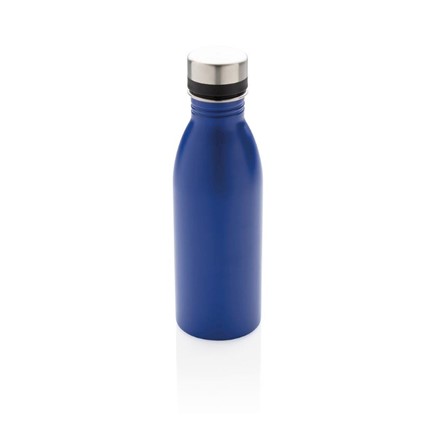 Deluxe RVS water fles, blauw