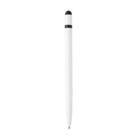 Metalen stylus balpen, wit