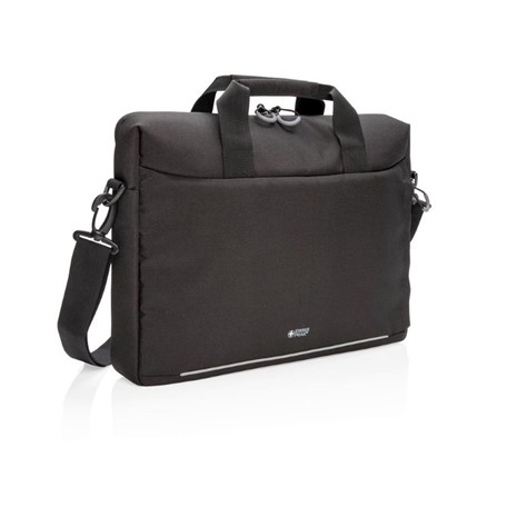 Swiss Peak RFID laptop tas PVC-vrij, zwart