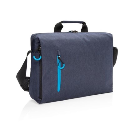 Lima 15.6" RFID laptop tas PVC-vrij, blauw