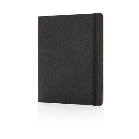 Deluxe B5 notitieboek soft cover XL, zwart