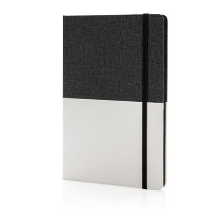 Deluxe A5 PU notitieboek, zwart