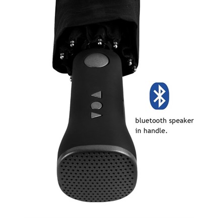 opvouwbare paraplu auto open + close, + Bluetooth Speaker