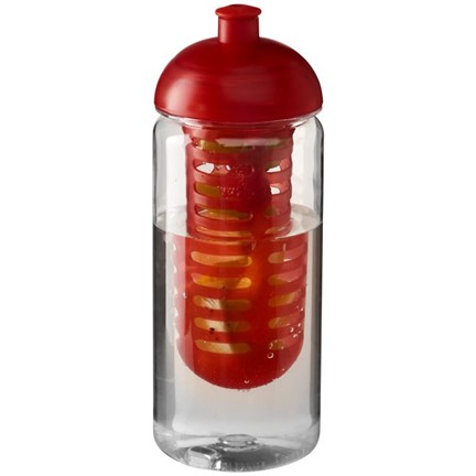 H2O Octave Tritan 600 ml bidon en infuser met koepeldeksel