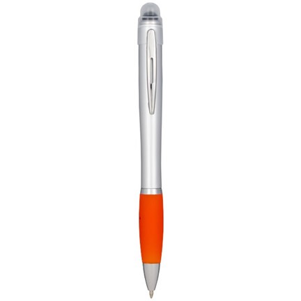 Nash lichtgevende pen zilveren houder en gekleurde grip