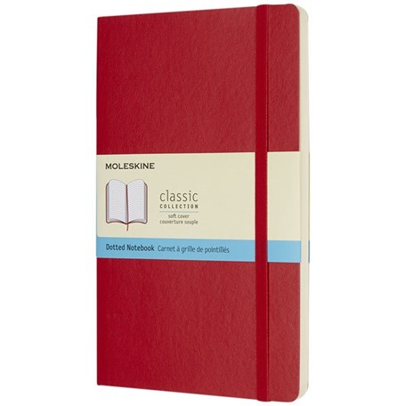 Classic L soft cover notitieboek - gestippeld