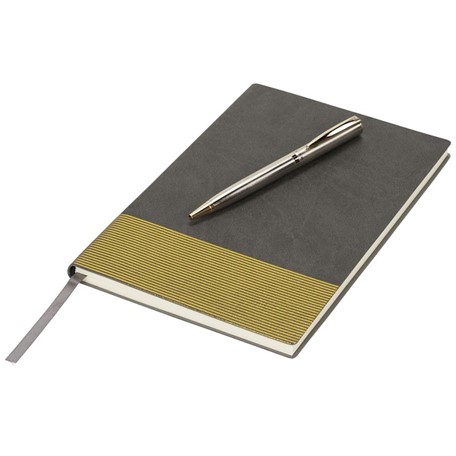 Midas notitieboek en pen cadeauset