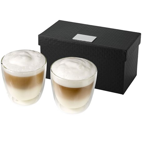 Boda 2-delige koffieset van glas