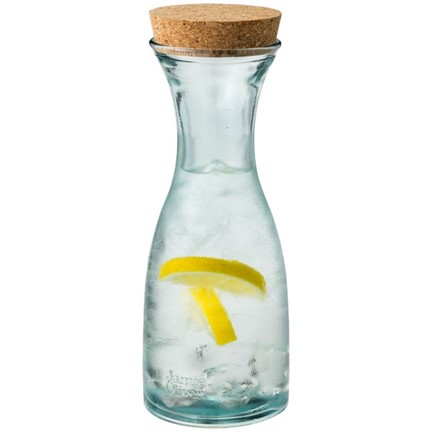 Zest karaf van gerecycled glas